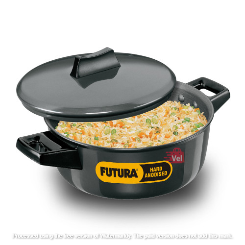 Futura Hard Anodised Cook-n-serve Bowl 2 Litre