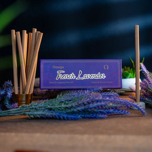 Omega French Lavender Dhoop (10 sticks)