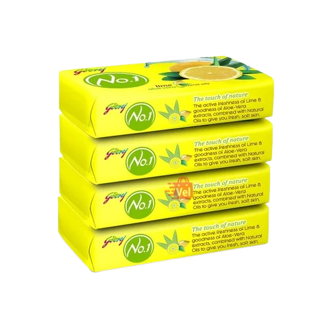 Godrej Lime Alevera Soap 125 X 4 Pack