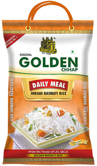 Lal Qilla Golden Chaap Daily Meal Basmati Rice 5Kg