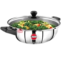 Hawkins Stainless Steel Cook N Serve Frying Pan ( Casserole)  3Lt 24 Cm diameter