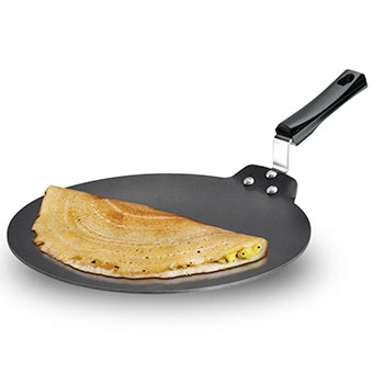 Hawkins Futura Nonstick Flat Tava 28Cm 4.88Mm Thickness (Indiuction and Gas compatible)