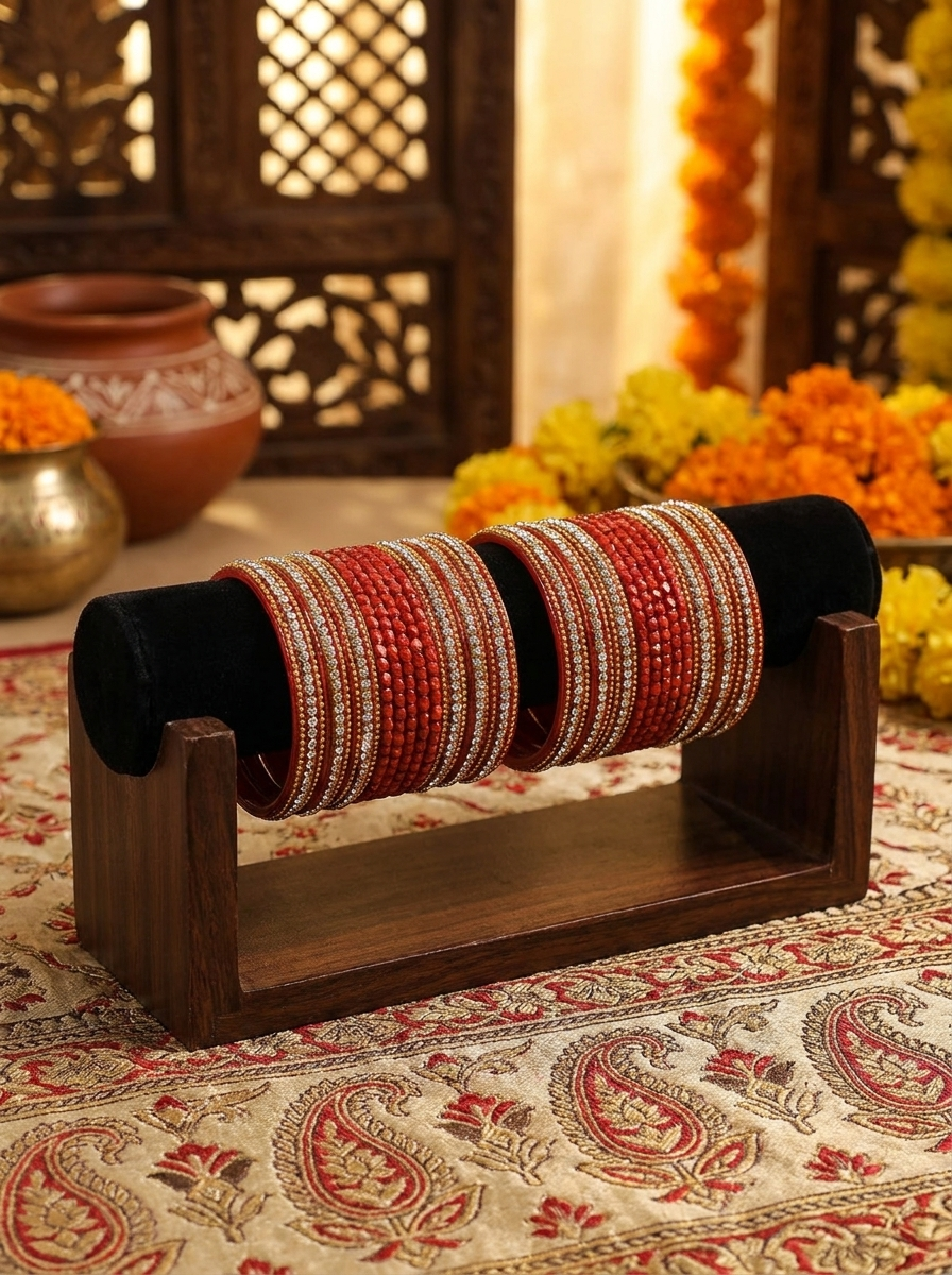 Red Bangles Full set(multiple sizes available)