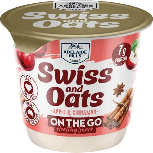 Adelaide Hills Swiss & Oats Apple Cinnamon 150g