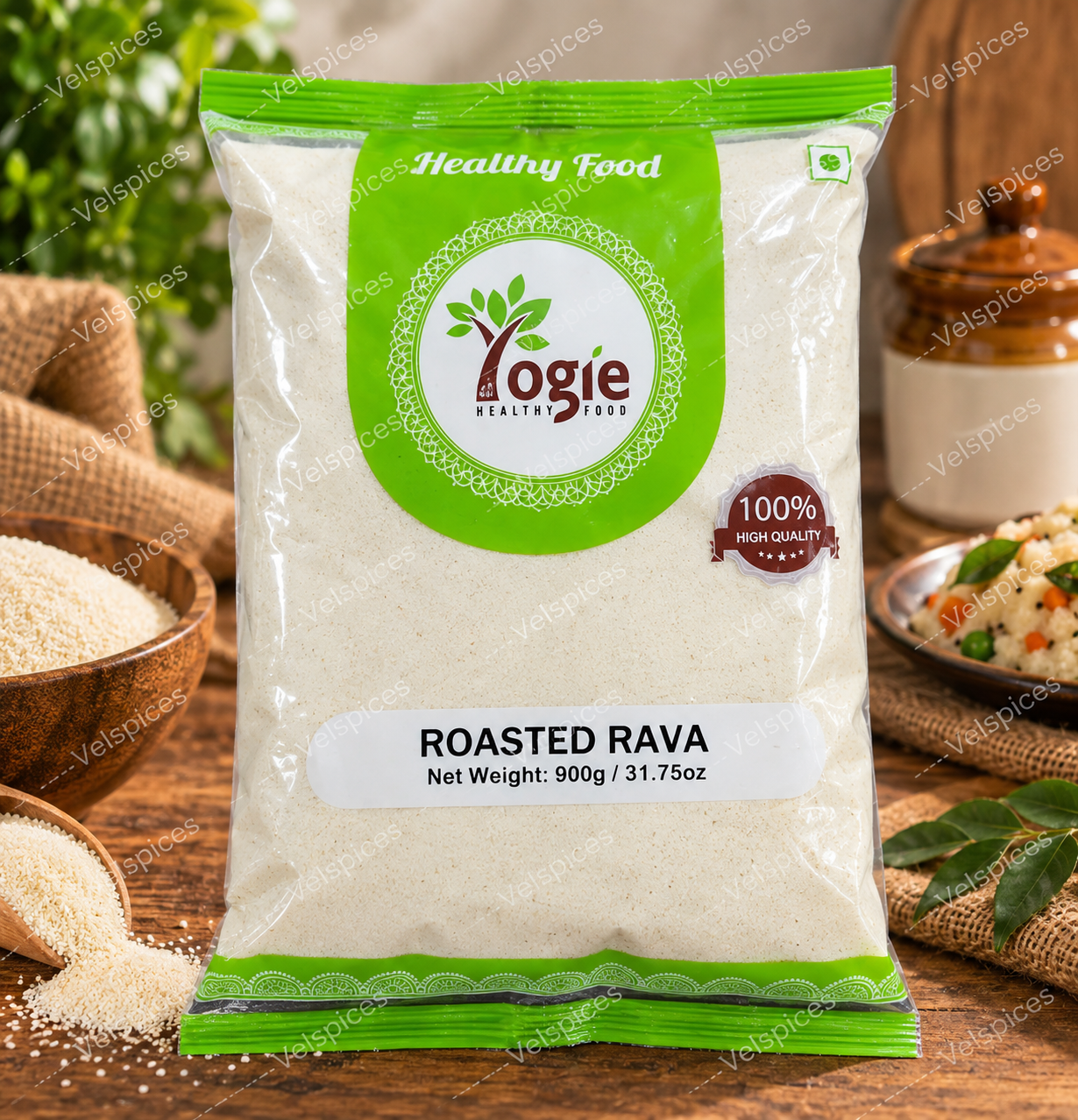 Yogie Roasted Rava 900g