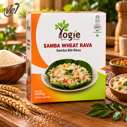 Yogie Samba Wheat Rava 1kg