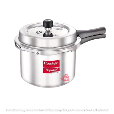 Prestige Popular Plus Svachh Aluminium Pressure Cooker 1.5 Litre