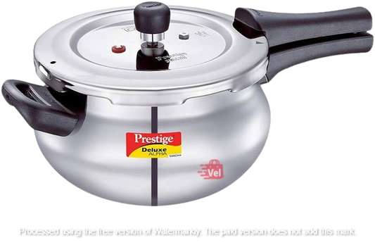 Prestige Deluxe Alpha SVACHH Stainless Steel Pressure Cooker Handi 4 Litre