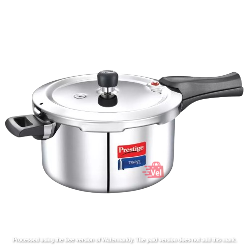 Prestige SVACHH Tri-Ply Stainless Steel Pressure Cooker 5 Litre