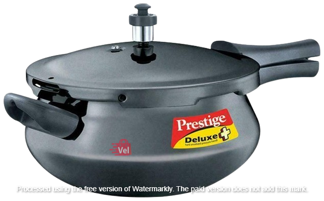 Prestige Deluxe Plus Hard Anodised Junior Handi Pressure Cooker 5 Litre