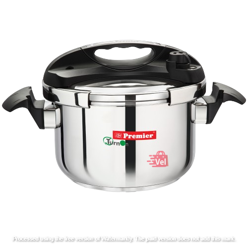 Premier TurnOn Stainless Steel Pressure Cooker 5 Litre