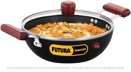 Futura Non-stick Induction Compatible Deep Kadhai 2.5 Litre