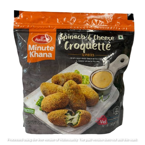 Haldirams Spinsch Cheese  Croquette 340G