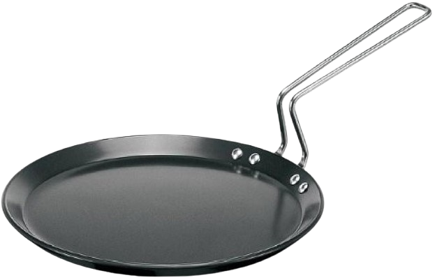 Futura Hard Anodised Flat Tava (Griddle) 26cm Diameter