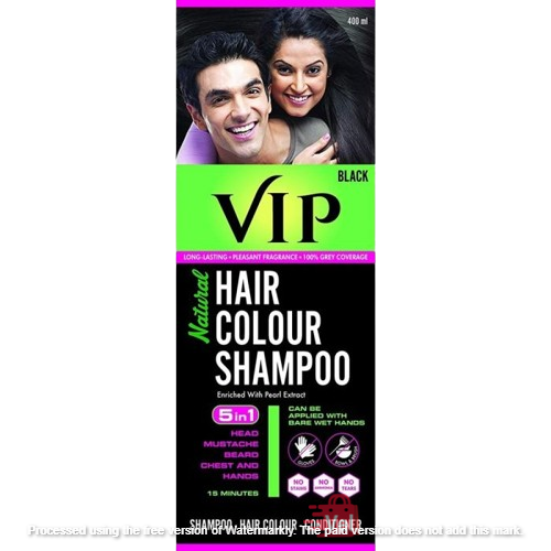 Vip Black Hair Shampoo 180Ml