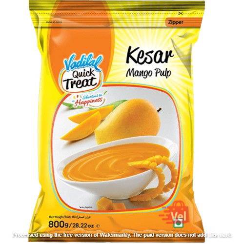 Vadilal Mango Pulp Alphonso Frozen 800G