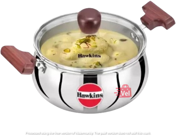 Hawkins Cook-n-serve Handi Tri-ply Stainless Steel 2 Litre