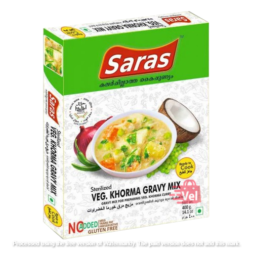 Saras Veg Khorma Curry Mix 400G