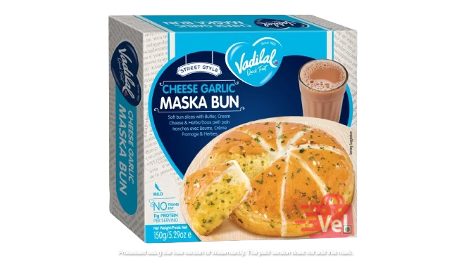 Vadilal Cheese Garlic Maska Bun 150G