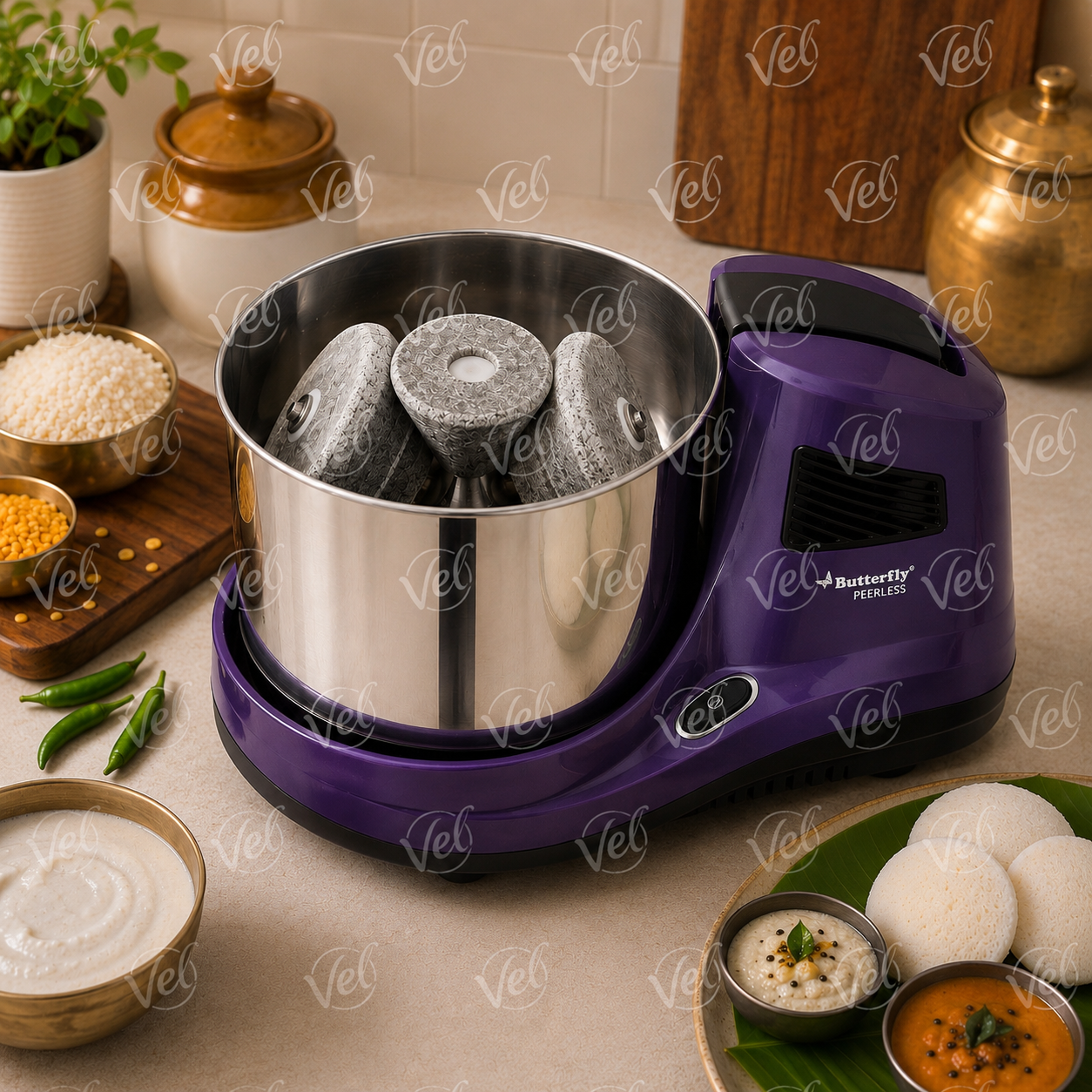 Butterfly Peerless Table Top Wet Grinder - 2L - Price Freeze Frenzy - Online Sale Only