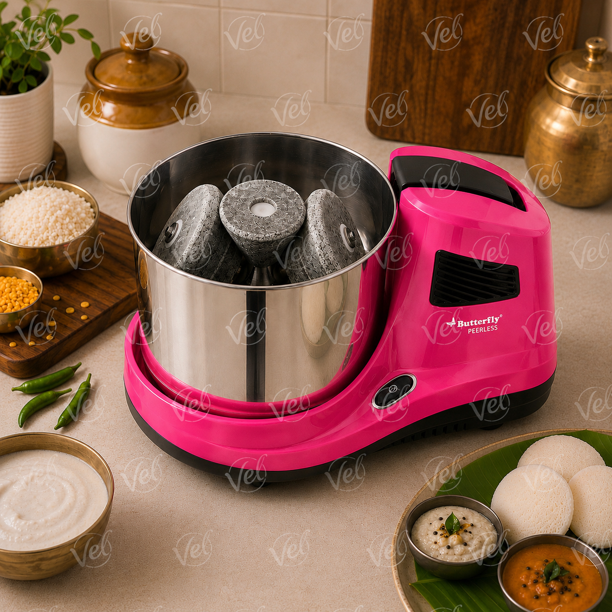 Butterfly Peerless Table Top Wet Grinder - 2L - Price Freeze Frenzy - Online Sale Only