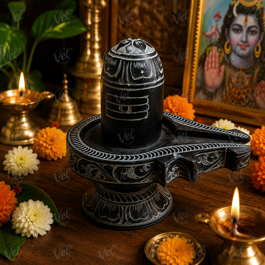 Black Stone Karungal Sivalingam 5 Inch