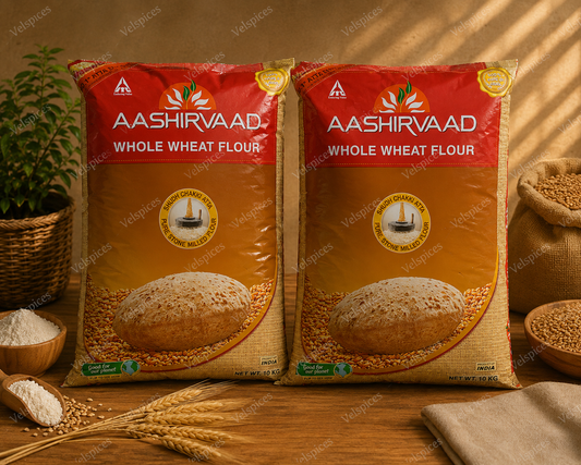 Aashirvaad Chakki Atta Whole Wheat Flour 20kg