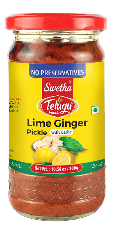 Telugu Lime Ginger Pickle 300G