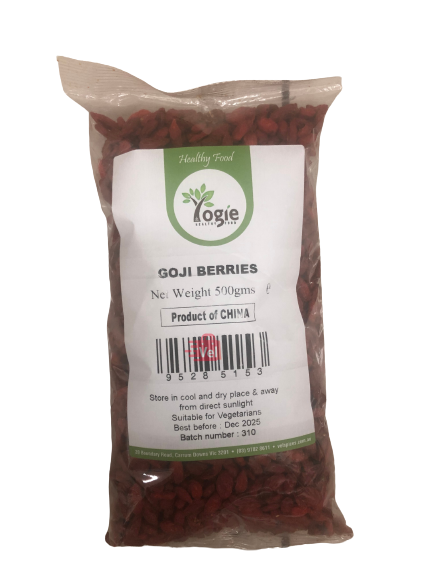 Yogie Goji Berries 500G