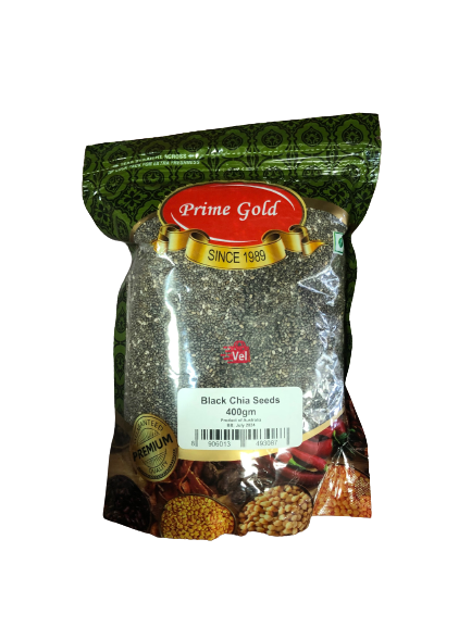 Prime Gold Chia Seeds Black 400g