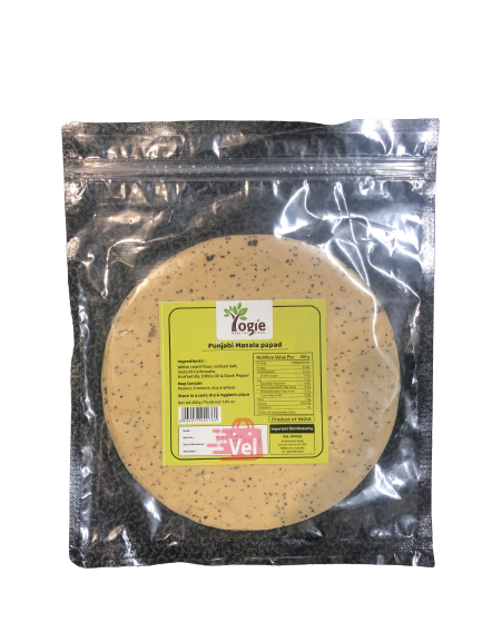 Yogie Punjabi Masala Papad 200G