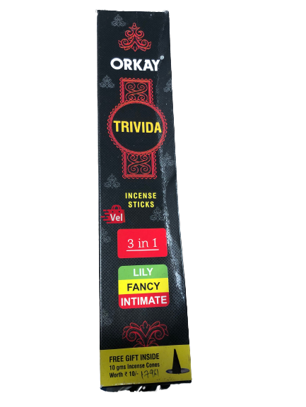 Orkay Trivida  Agarbathi 90G