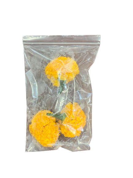 Fresh Marigold Flower Bag (Pre- order 1 week before)