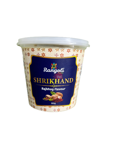 Rangoli Frozen Shrikhand Rajbhog Flavour 350G