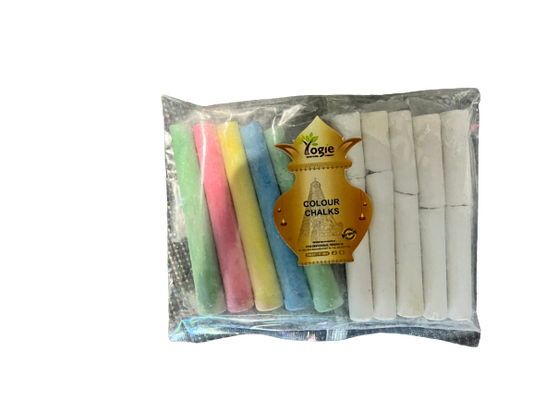 Yogie Colour and White Chalk 8-10pcs