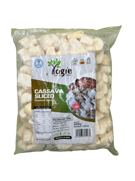 Yogie Cassava Sliced 2Kg Frozen