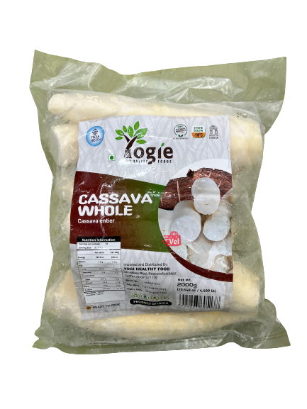 Yogie Cassava Whole 2Kg Frozen