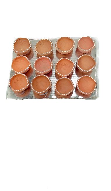 Diwali Plain Diya 12pcs Pack