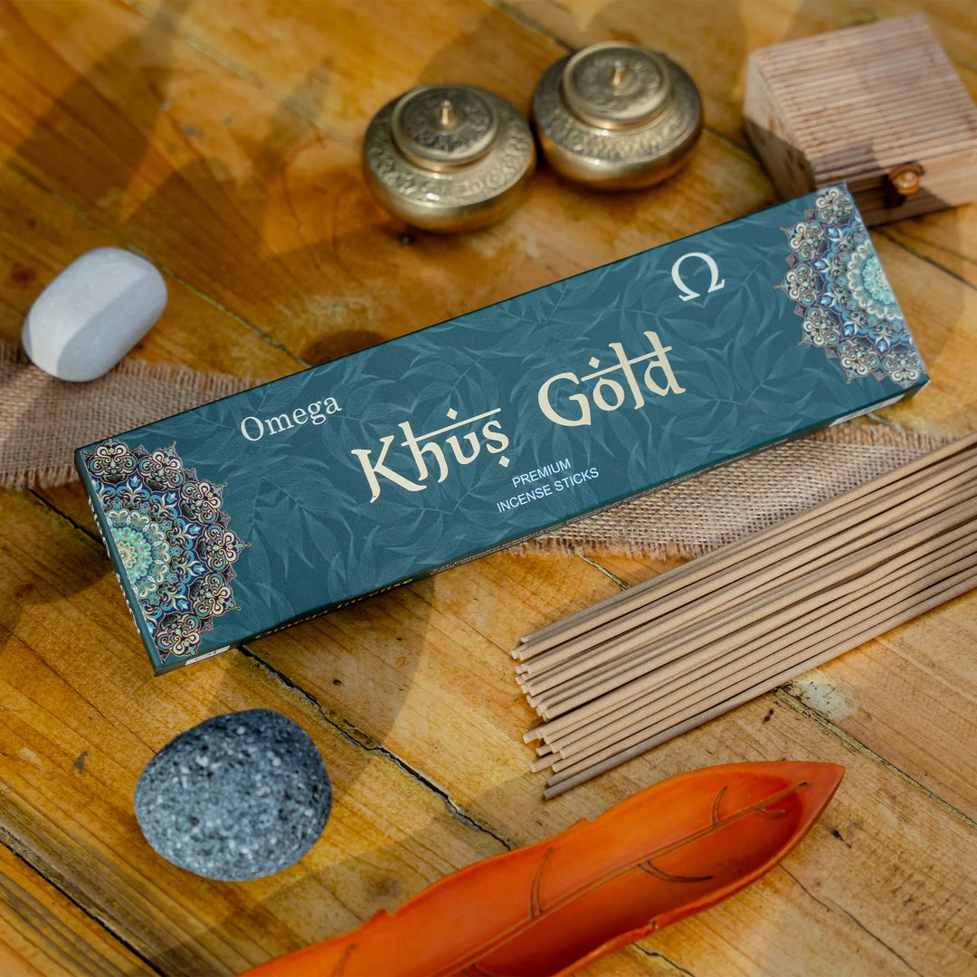 Omega Premium Khus Gold Incense Stick 50G