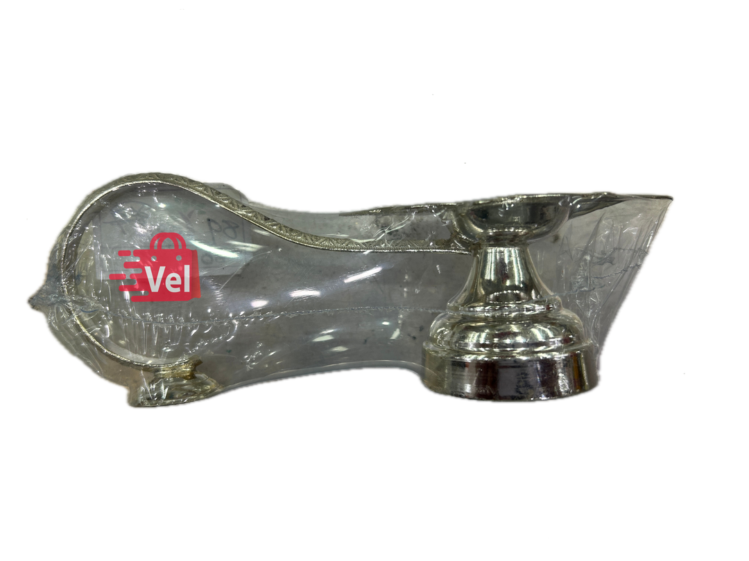 Pure Silver Nagas Lamp Big 60 grams – Traditional Maharashtrian Puja Thali for Dhanteras & Diwali