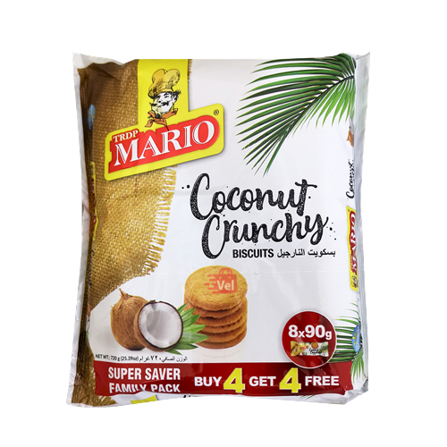 Mario Coconut Biscuit 8X90g