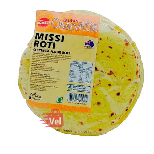 Mosart Roti Master Craft Missi Roti 8Pcs – Vel Spices
