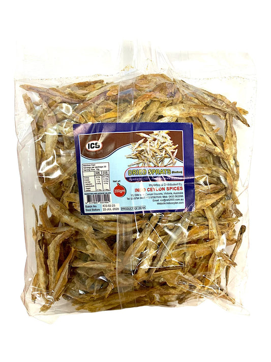 Ics Dried Sprats Headless 200G
