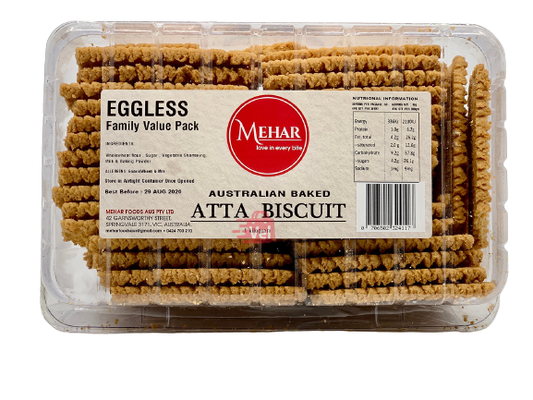 Mehar Atta Biscuits 500G