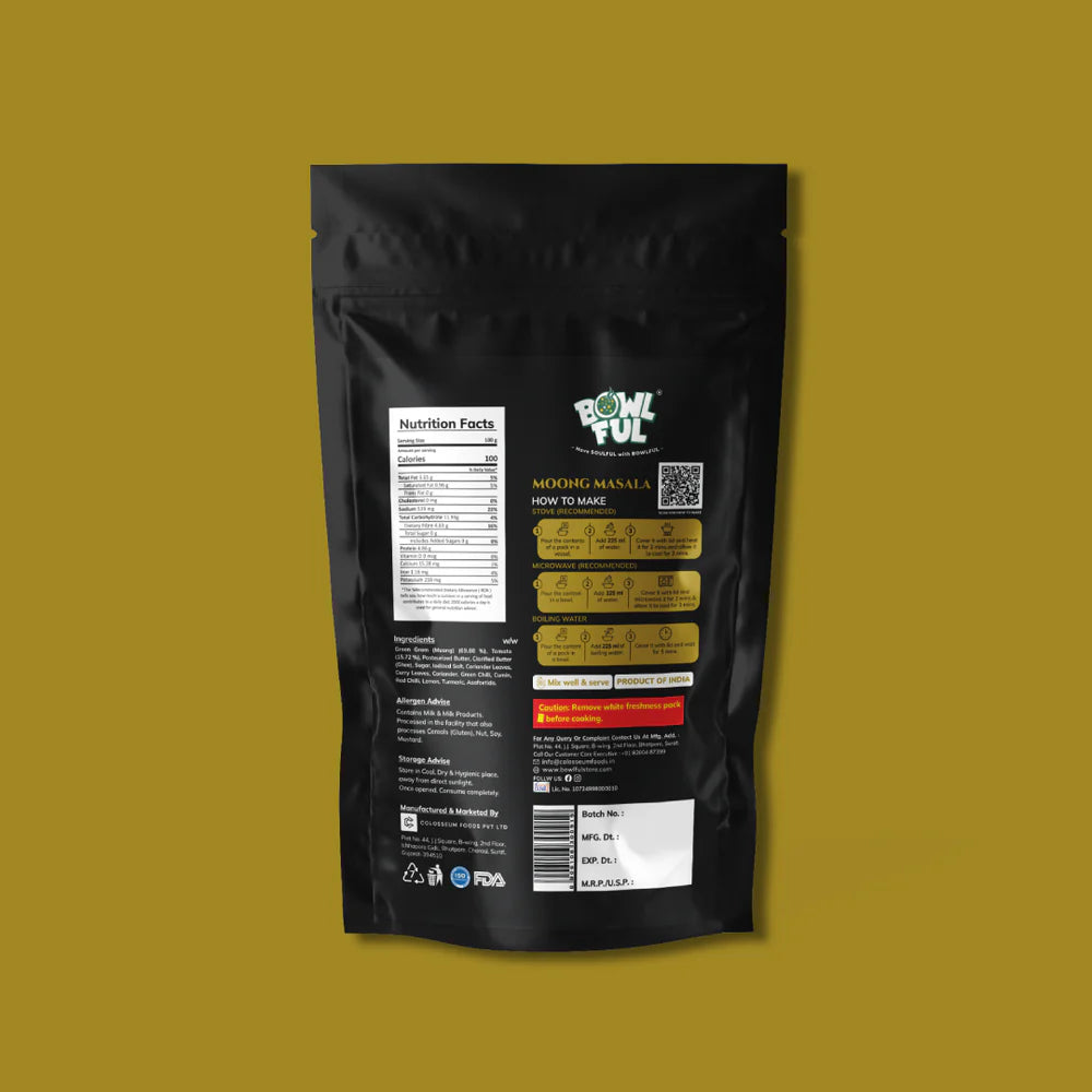 Bowl Ful Moong Masala 60G (Vegetarian)