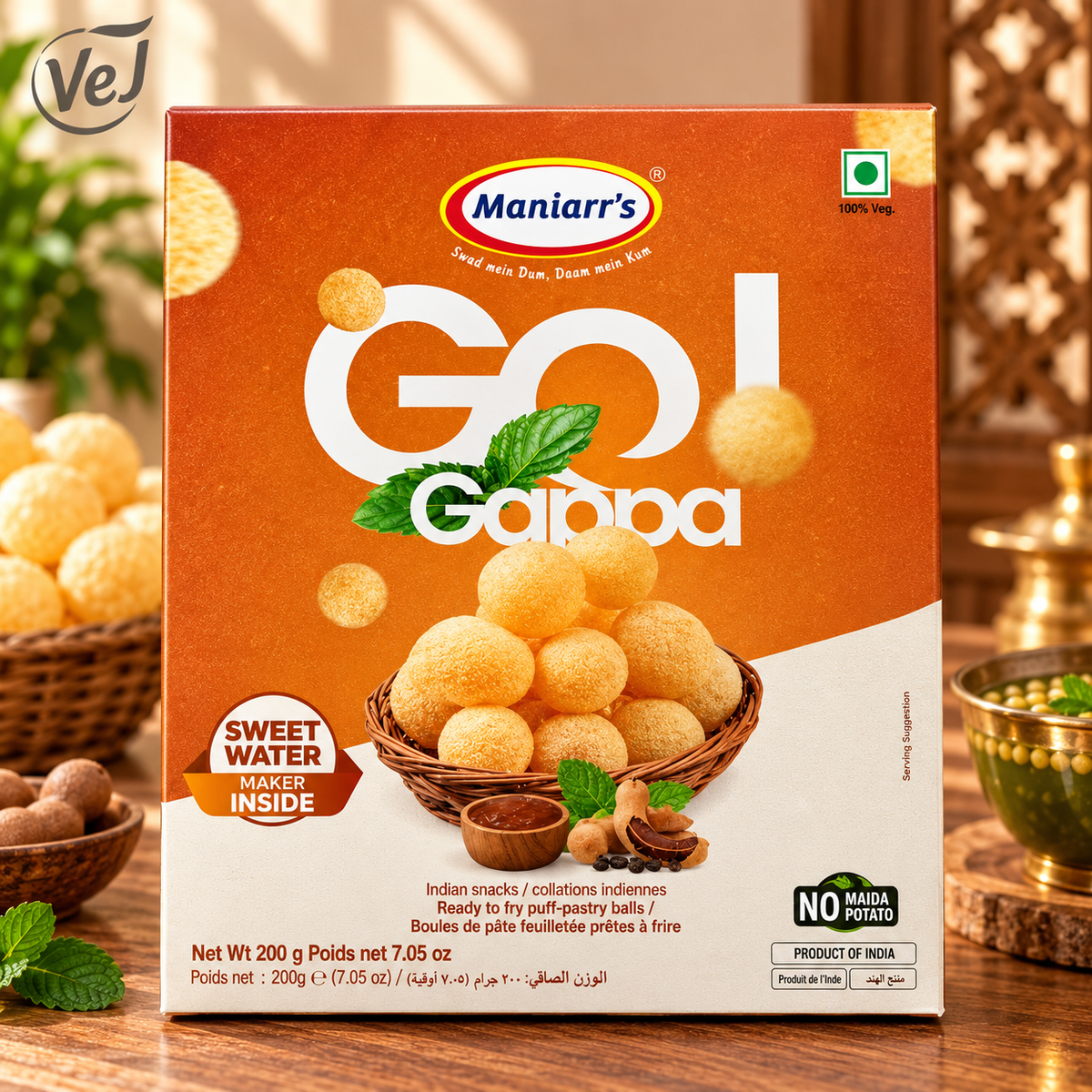 Maniarr’s Gol Gappa with Sweet Water Maker 200g