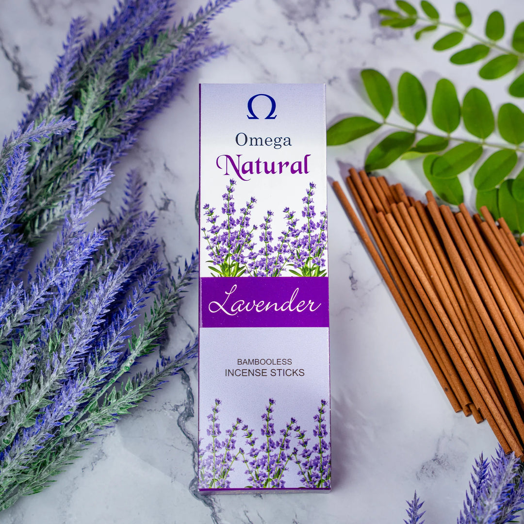 Omega Natural Lavender Incense Sticks 100g