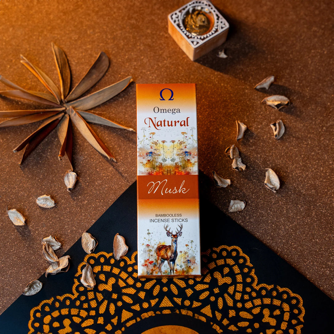 Omega Natural Musk Incense Sticks 100g