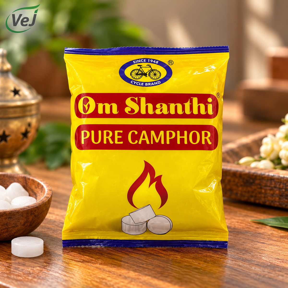 Cycle Brand Om Shanthi Pure Camphor 10N
