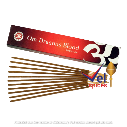 Om Dragons Blood Incense Sticks